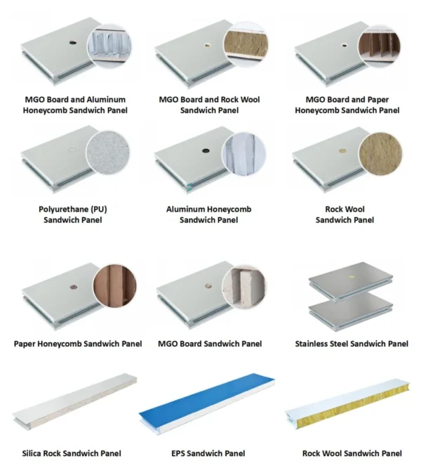 cleanroom panel cores