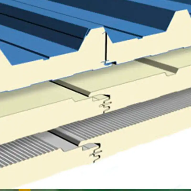 sandwich panel roof detail