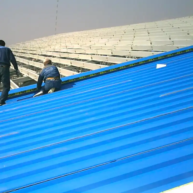 sandwich panel roof installation