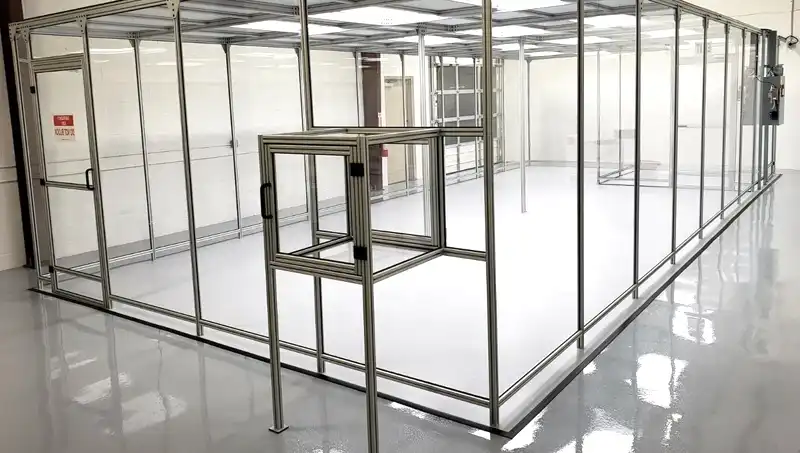 materials used in modular cleanrooms