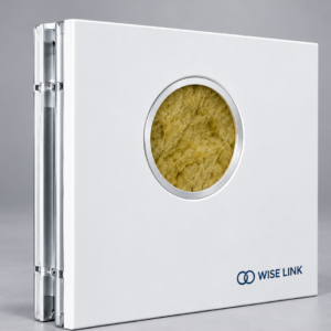 rockwool sandwich panel with steel facing